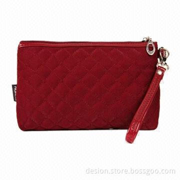 Polyester Cosmetic Bag with SGS and FSC Marks, OEM Orders Welcomed